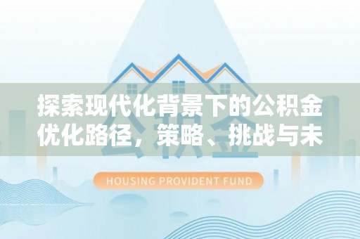 漠河探索现代化背景下的公积金优化路径，策略、挑战与未来展望
