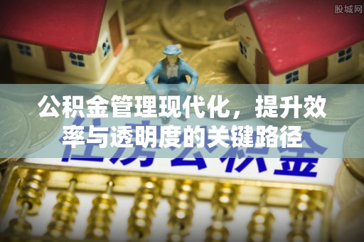 漠河公积金管理现代化，提升效率与透明度的关键路径